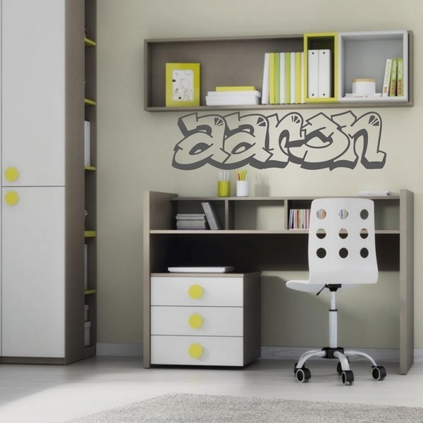 Exemple de stickers muraux: Aaron Graffiti 2